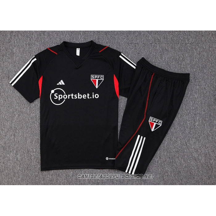 Chandal del Sao Paulo 23-24 Manga Corta Negro - Pantalon Corto